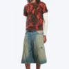 Camiseta encogida de doble capa – Camuflaje rojo Camiseta encogida de doble capa – Camuflaje rojo