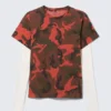 Camiseta encogida de doble capa – Camuflaje rojo Camiseta encogida de doble capa – Camuflaje rojo