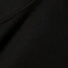 Camiseta entallada de modal con bajo curvo – Negro Camiseta entallada de modal con bajo curvo – Negro