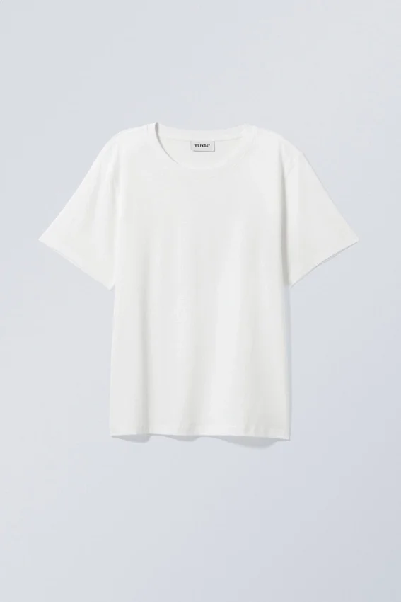 Camiseta Essence Standard – Blanco claro Camiseta Essence Standard – Blanco claro