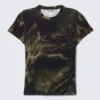 Camiseta estampada ajustada para bebé – Marrón oscuro – Dragón Camiseta estampada ajustada para bebé – Marrón oscuro – Dragón