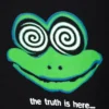 Camiseta estampada de corte recto – Negro – The Frog is Here Camiseta estampada de corte recto – Negro – The Frog is Here