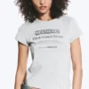 Camiseta estampada de corte recto y pantalón corto – Gris jaspeado Camiseta estampada de corte recto y pantalón corto – Gris jaspeado