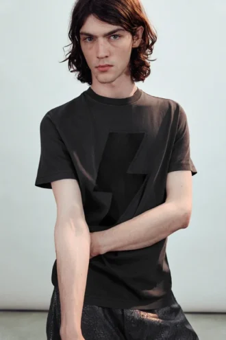 Camiseta estampada Mechatok – Gris oscuro