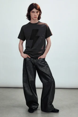 Camiseta estampada Mechatok – Gris oscuro