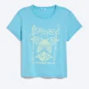 Camiseta estampada para bebé Rosabel – Turquesa – Mariposa Camiseta estampada para bebé Rosabel – Turquesa – Mariposa