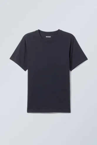 Camiseta estándar de peso medio – Azul oscuro