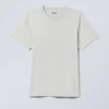 Camiseta estándar de peso medio – Gris polvoriento Camiseta estándar de peso medio – Gris polvoriento