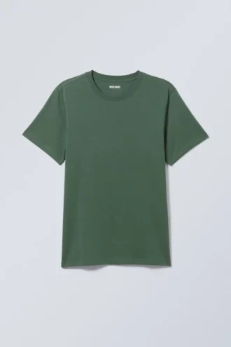 Camiseta estándar de peso medio – Verde bosque