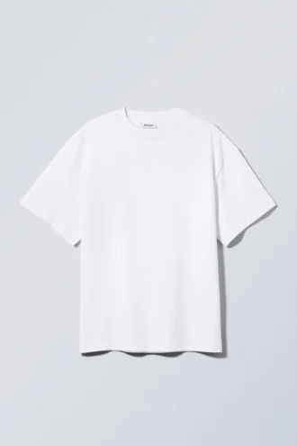 Camiseta gruesa de gran calidad – Blanco claro