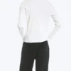 Camiseta Henley de manga larga – Blanco polvoriento Camiseta Henley de manga larga – Blanco polvoriento
