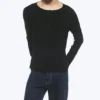 Camiseta Henley de manga larga – Negro Camiseta Henley de manga larga – Negro