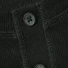 Camiseta Henley de manga larga – Verde oscuro