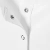 Camiseta Henley de manga larga y corte recto – Blanca Camiseta Henley de manga larga y corte recto – Blanca