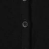 Camiseta Henley entallada de manga larga – Negro Camiseta Henley entallada de manga larga – Negro