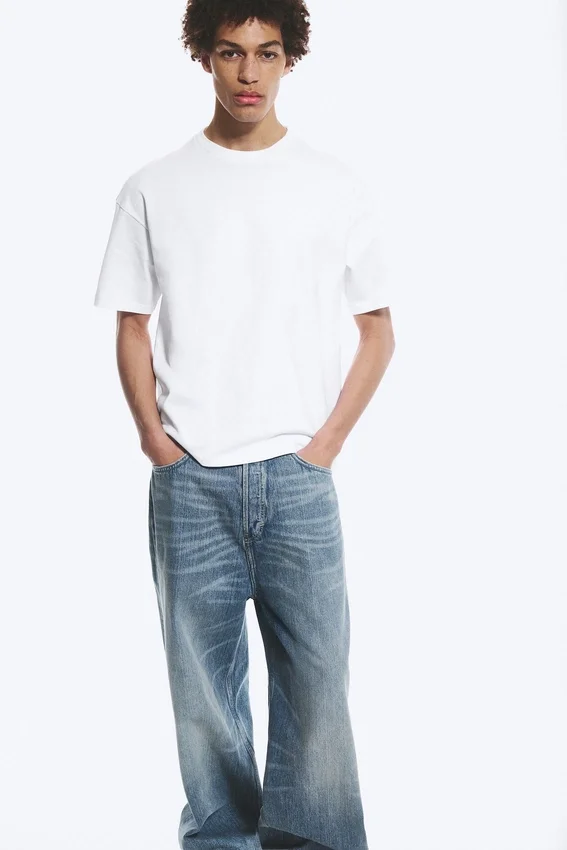Camiseta holgada – Blanca Camiseta holgada – Blanca