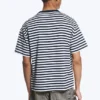 Camiseta holgada – Blanca – Rayas azul marino Camiseta holgada – Blanca – Rayas azul marino
