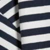 Camiseta holgada – Blanca – Rayas azul marino Camiseta holgada – Blanca – Rayas azul marino