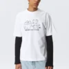 Camiseta holgada con estampados – Blanca – Reclaim Your Wisdom