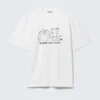 Camiseta holgada con estampados – Blanca – Reclaim Your Wisdom