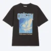 Camiseta holgada con estampados – Negro – Pájaros Camiseta holgada con estampados – Negro – Pájaros