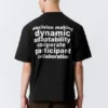 Camiseta holgada con estampados – Negro – Team Building Camiseta holgada con estampados – Negro – Team Building