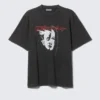 Camiseta holgada con estampados – Negro – Thunder Tour Camiseta holgada con estampados – Negro – Thunder Tour