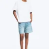 Camiseta holgada de algodón – Blanca Camiseta holgada de algodón – Blanca