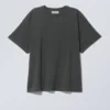 Camiseta holgada de algodón – Gris oscuro Camiseta holgada de algodón – Gris oscuro