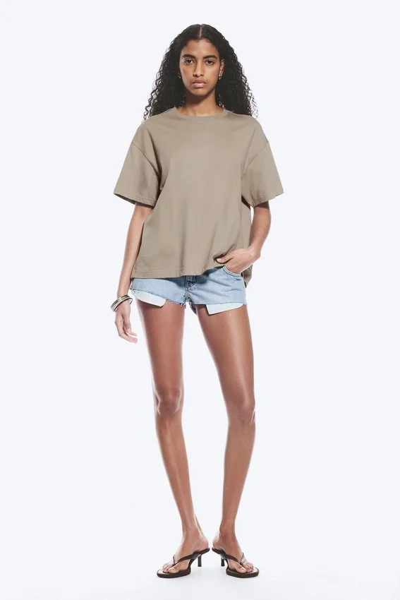 Camiseta holgada de algodón – Light Mole Camiseta holgada de algodón – Light Mole