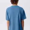 Camiseta holgada de corte cuadrado en azul lavado – Azul lavado Camiseta holgada de corte cuadrado en azul lavado – Azul lavado