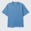 Camiseta holgada de corte cuadrado en azul lavado – Azul lavado Camiseta holgada de corte cuadrado en azul lavado – Azul lavado