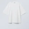Camiseta holgada de corte oversize – Blanca Camiseta holgada de corte oversize – Blanca