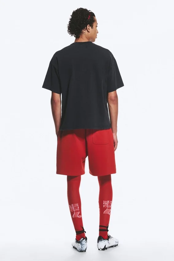 Camiseta holgada de fútbol de Toffs – Negro mate Camiseta holgada de fútbol de Toffs – Negro mate