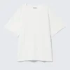 Camiseta holgada de manga corta – Blanco roto Camiseta holgada de manga corta – Blanco roto