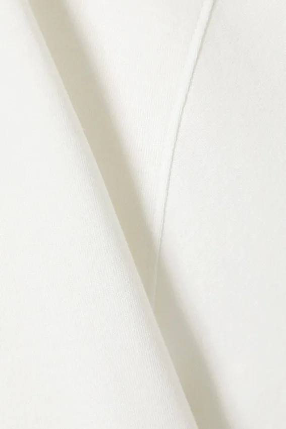 Camiseta holgada de manga corta – Blanco roto Camiseta holgada de manga corta – Blanco roto