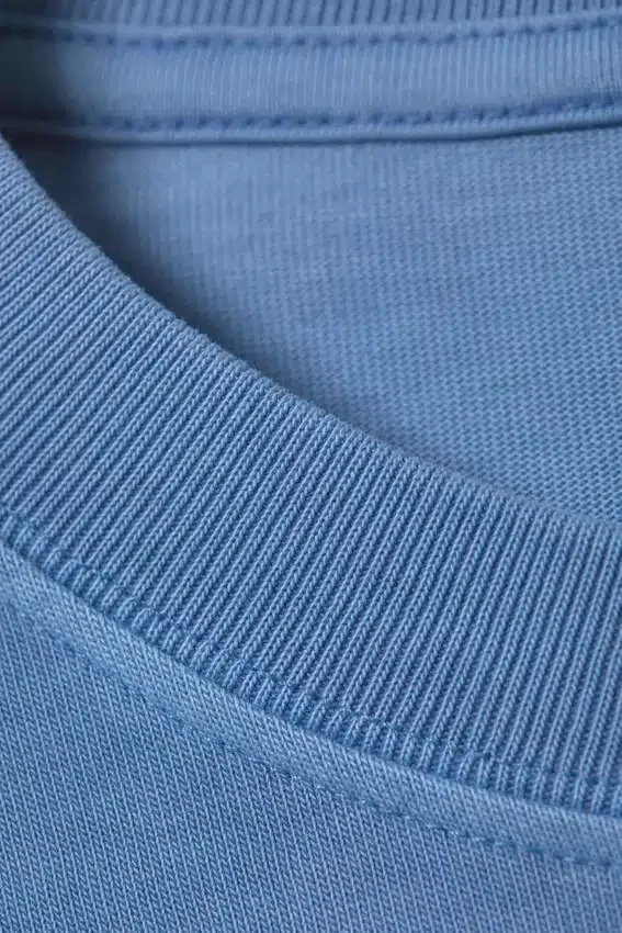 Camiseta holgada de manga larga – Azul lavado Camiseta holgada de manga larga – Azul lavado