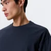 Camiseta holgada de manga larga – Azul marino oscuro Camiseta holgada de manga larga – Azul marino oscuro