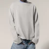 Camiseta holgada de manga larga – Beige claro Camiseta holgada de manga larga – Beige claro