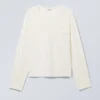 Camiseta holgada de manga larga – Blanca Camiseta holgada de manga larga – Blanca
