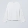 Camiseta holgada de manga larga – Blanca Camiseta holgada de manga larga – Blanca