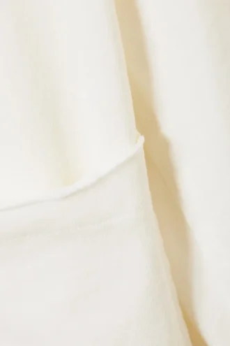 Camiseta holgada de manga larga – Blanca