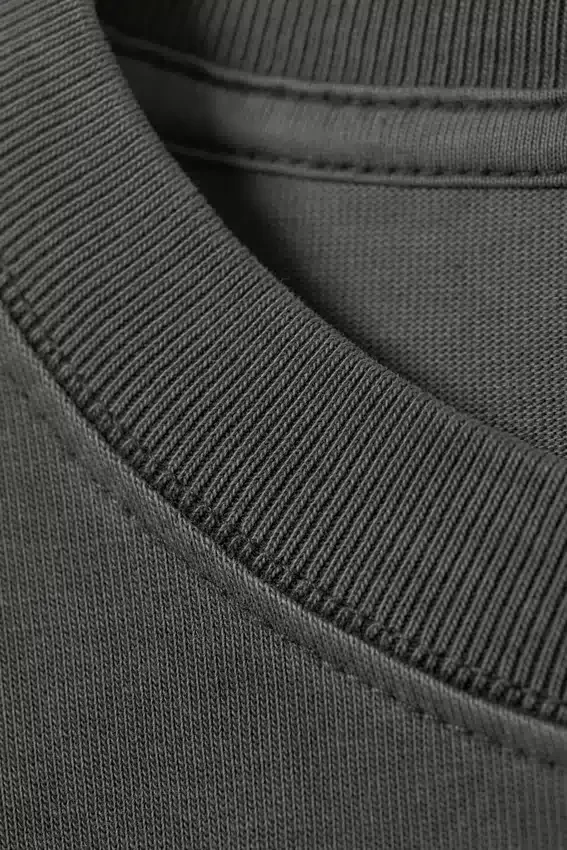 Camiseta holgada de manga larga – Gris oscuro Camiseta holgada de manga larga – Gris oscuro