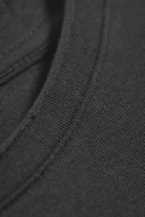 Camiseta holgada de manga larga – Gris oscuro Camiseta holgada de manga larga – Gris oscuro