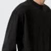 Camiseta holgada de manga larga – Negro Camiseta holgada de manga larga – Negro