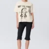 Camiseta holgada estampada – Blanco roto – What the Frog? Camiseta holgada estampada – Blanco roto – What the Frog?