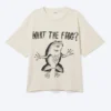 Camiseta holgada estampada – Blanco roto – What the Frog? Camiseta holgada estampada – Blanco roto – What the Frog?