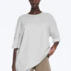 Camiseta holgada – Gris claro empolvado Camiseta holgada – Gris claro empolvado
