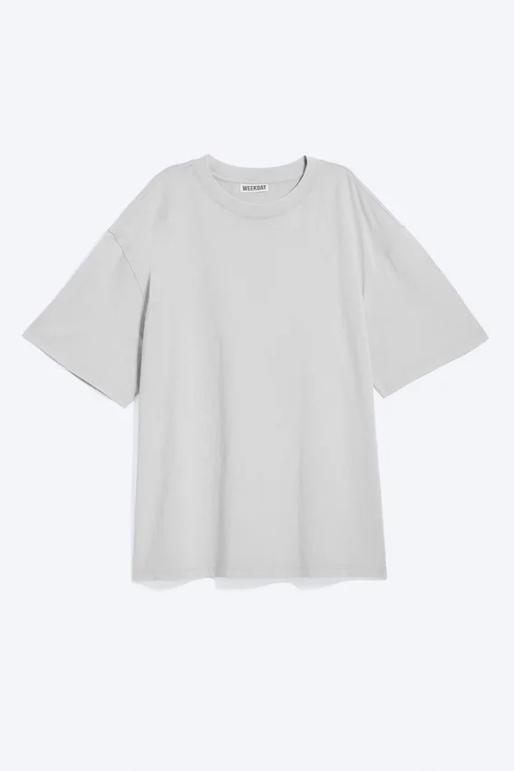 Camiseta holgada – Gris claro empolvado Camiseta holgada – Gris claro empolvado