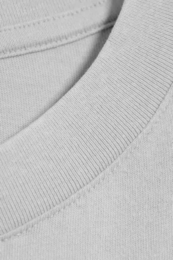 Camiseta holgada – Gris claro empolvado Camiseta holgada – Gris claro empolvado